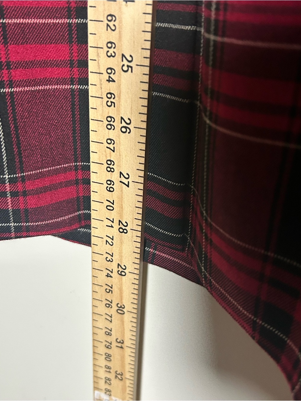 CeCe Red and Black Plaid Double-Breasted Blazer - Picture 8 of 10